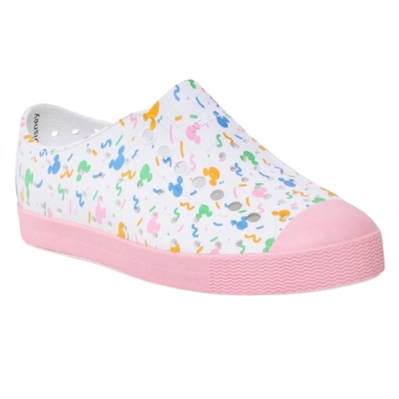Native Disney Mickey Head Slip On Sneakers - Picture 1 of 10